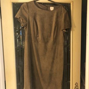 Chico’s size 1 faux suede dress.